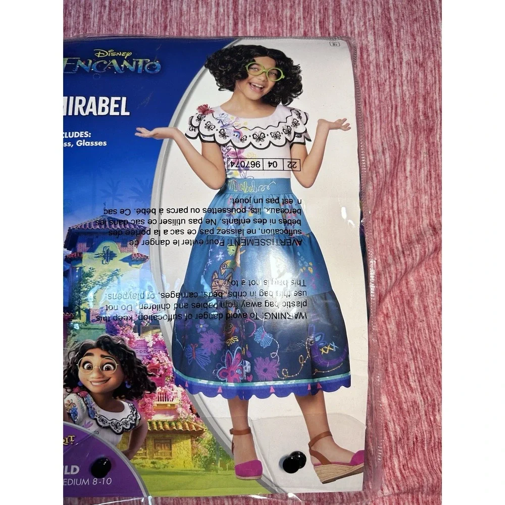 Spirit Of Halloween Disney Encanto Mirabel Costume Dress Child Md (8-10) - Picture 3 of 16